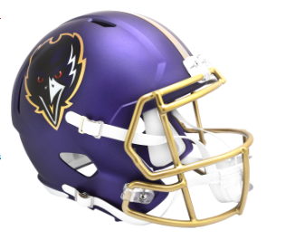 Baltimore Ravens Riddell 2024 Alternate Speed Replica Full Size Helmet - Purple