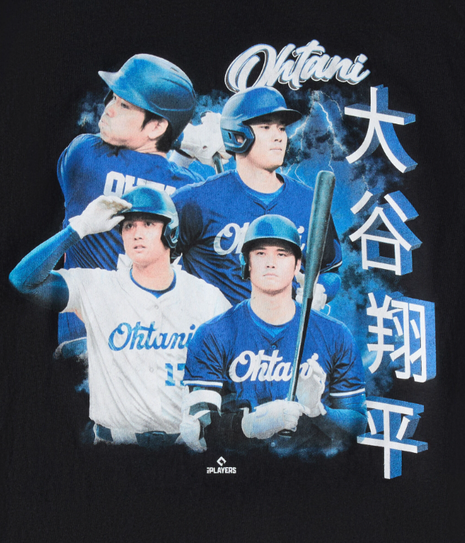 Los Angeles Dodgers MLB Players Shohei Ohtani Relaxed Graphic Tee