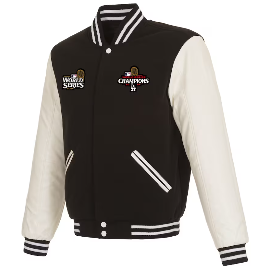 Los Angeles Dodgers 8-Time World Series Champions Reversible Commerative Mens Jacket