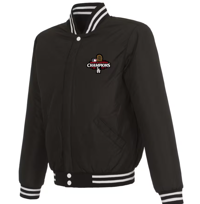 Los Angeles Dodgers 8-Time World Series Champions Reversible Commerative Mens Jacket