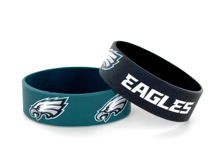 Philadelphia Eagles Team Fan Bands Set of Two