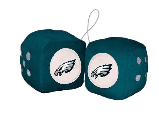 Philadelphia Eagles Fuzzy Dice