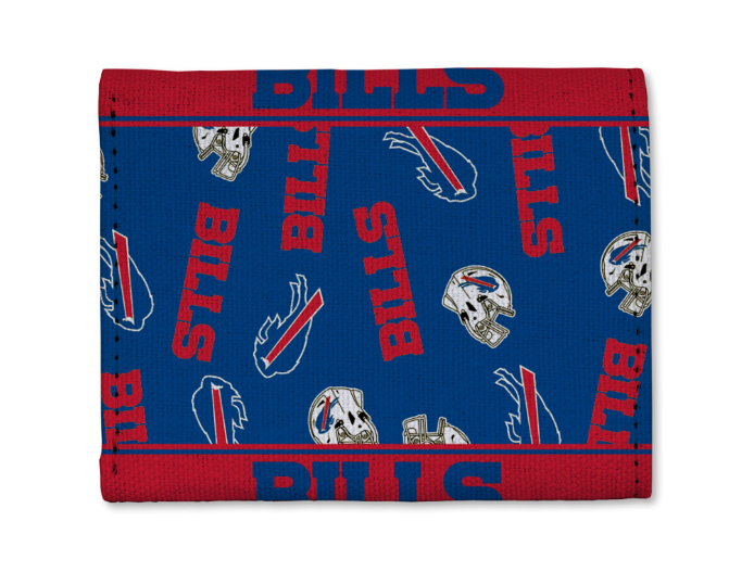 Buffalo Bills Rico Tri-Fold Canvas Trifold Wallet