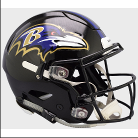 Baltimore Ravens Riddell SpeedFlex Authentic Helmet Black