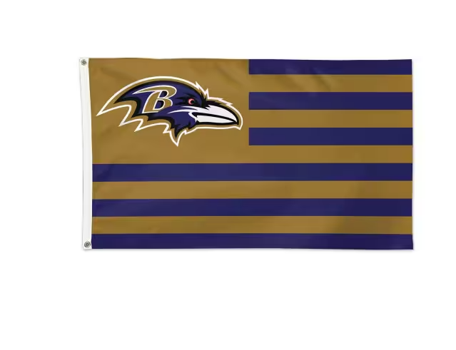 Baltimore Ravens 3x5 Wincraft Team Stars & Stripes Deluxe Flag