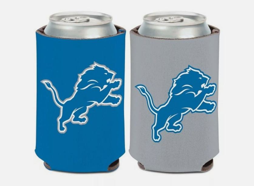Detroit Lions Team Logo 2sided Can Cooler