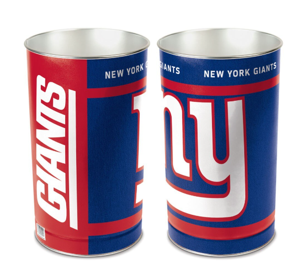 New York Giants Wincraft "15 Trash Can