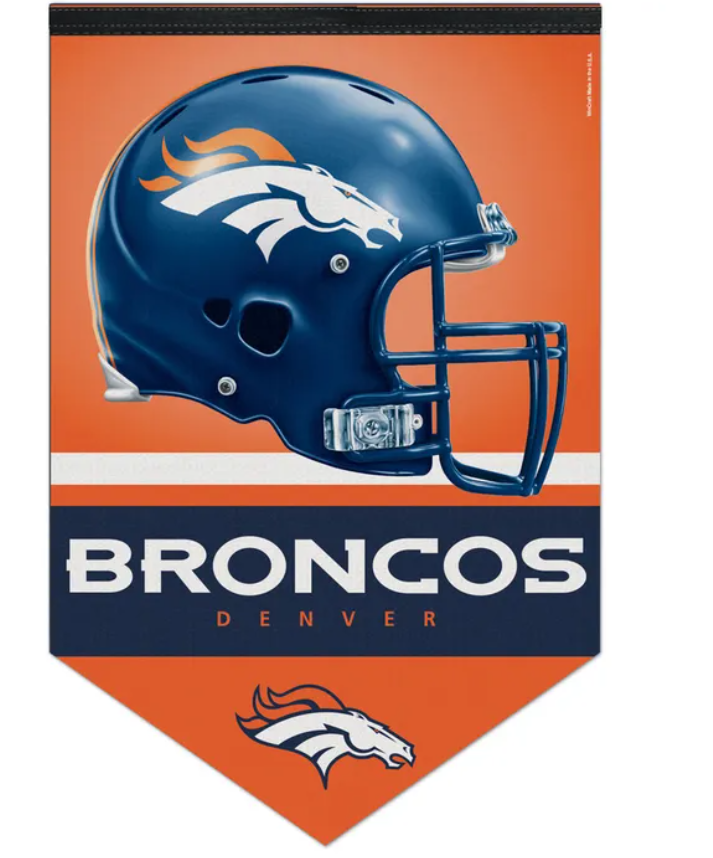 Denver Broncos Wincraft 17x26 Premium Felt Banner