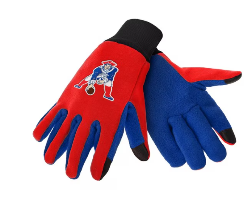 New England Patriots Forever Collectibles Retro Texting Glove -Blue