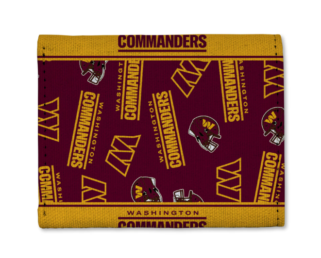 Washington Commanders Rico Tri-Fold Canvas Trifold Wallet