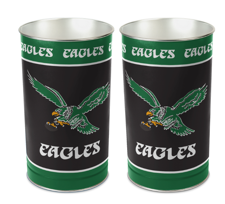 Philadelphia Eagles Retro Wincraft "15 Trash Can