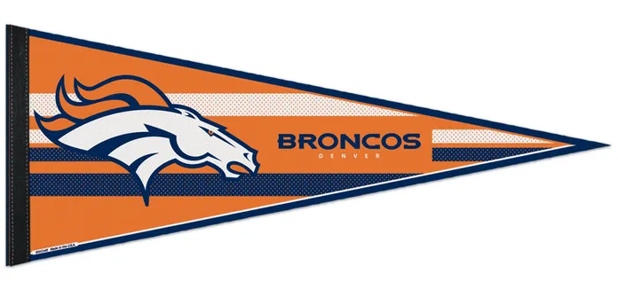 Denver Broncos Wincraft Mesh Classic Pennant 12" x 30"