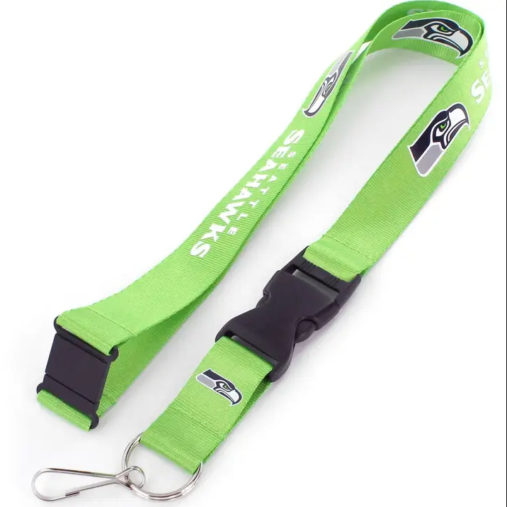 Seattle Seahawks Amnico Green Team Lanyard