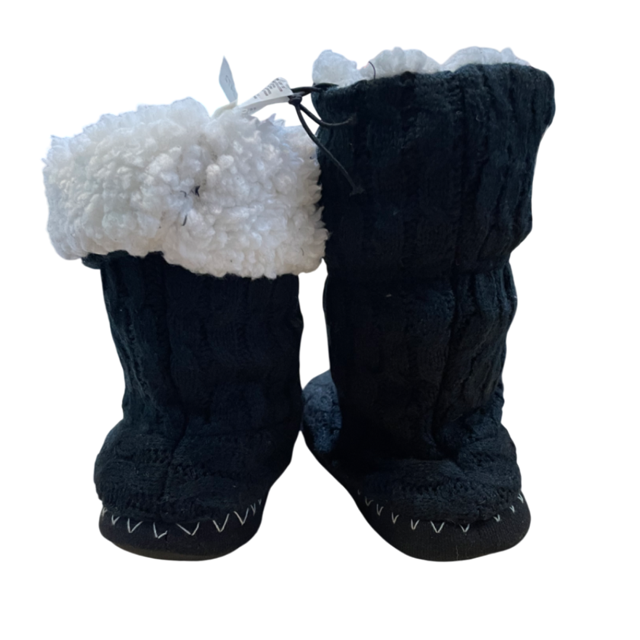 Pittsbrugh Steelers Women's Fold Over Knit Cable Boots