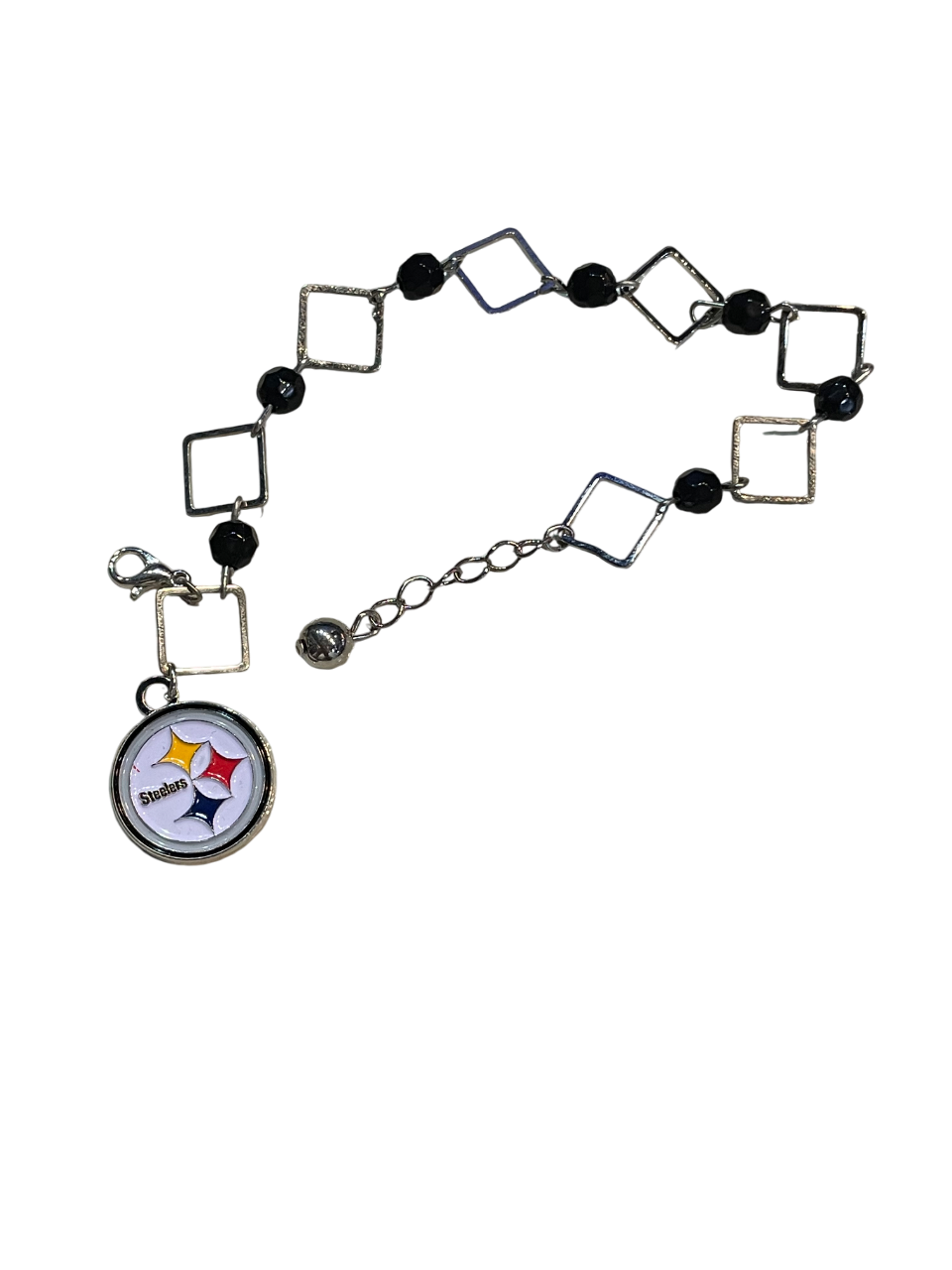 Pittsburgh Steelers Team Box Link Bracelet