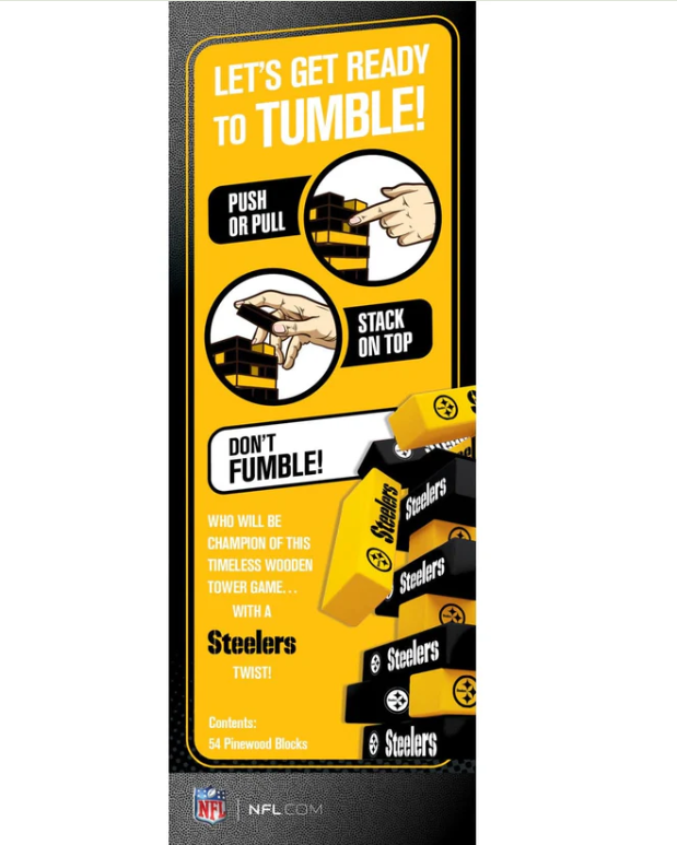 Pittsburgh Steelers Masterpieces Tumble Tower