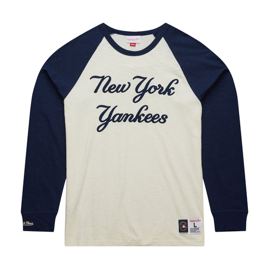 New York Yankees Mitchell & Ness Legendary Slub Long Sleeve Shirt