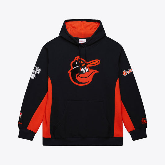 Baltimore Orioles Mitchell & Ness Team Origins Fleece Hoodie - Black