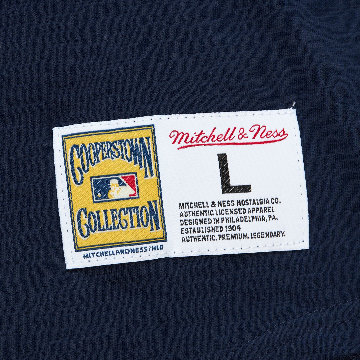 New York Yankees Mitchell & Ness Legendary Vintage Slub Henley Tee