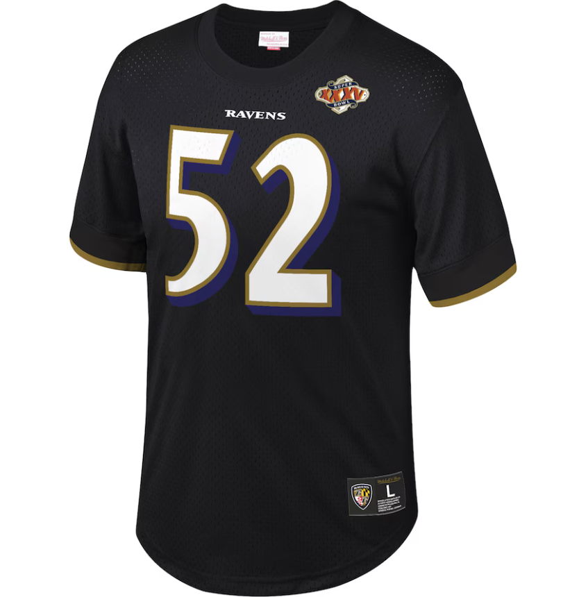 Baltimore Ravens Mitchell & Ness #52 Ray Lewis 2000 Mesh Jersey