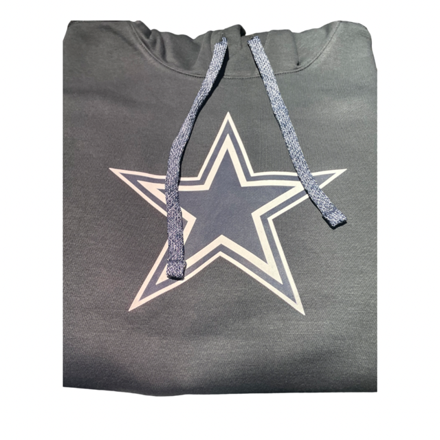 Dallas Cowboys Men's Nike Gray 2024 Sideline Club Pullover Hoodie