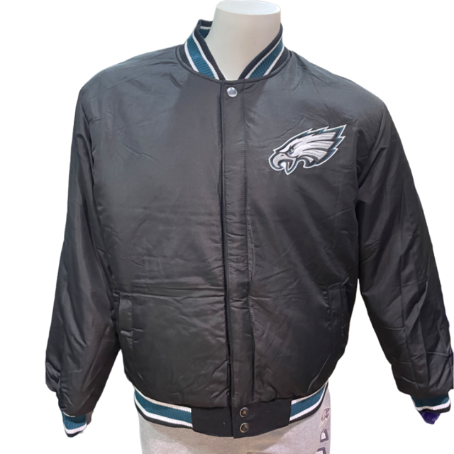 Philadelphia Eagles JH Desgin Commemorative Reversible Wool Nylon Men's Jacket