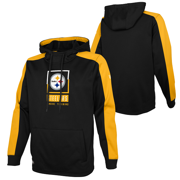 Pittsburgh Steelers Combine Training Hoody Men's Sweat Tops - Black