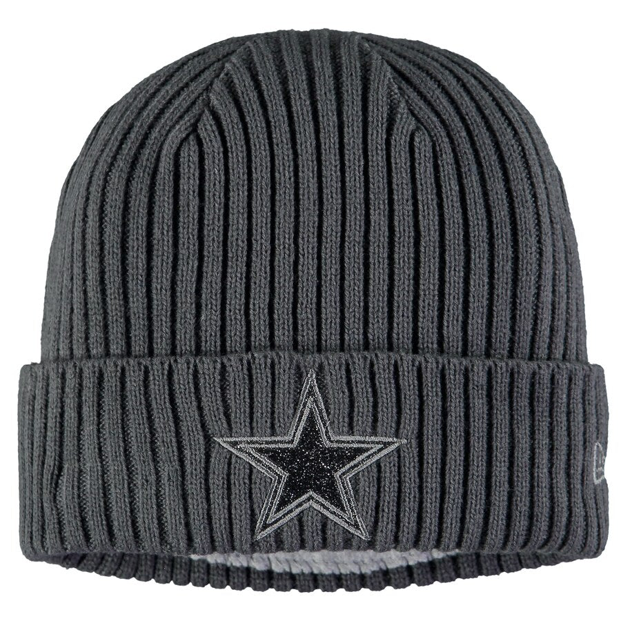 Dallas Cowboys New Era Women's Glisten Knit- Gray