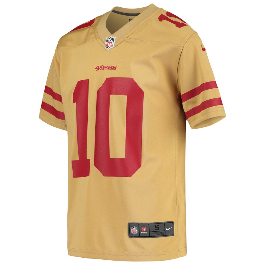 San Francisco 49ers Nike # 10 Jimmy Garoppolo Game Jersey- Gold