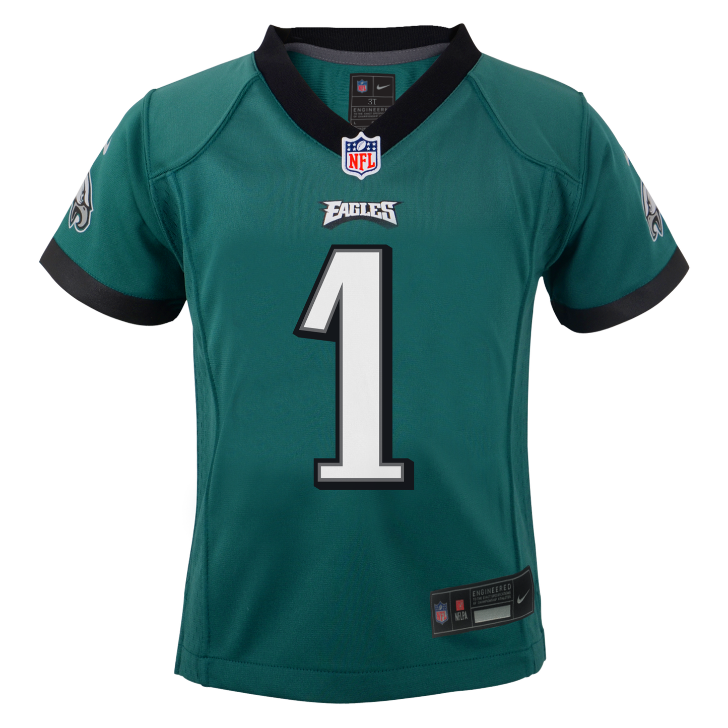Philadelphia Eagles Nike # 1 Jalen Hurts Infant Game Jersey- Green