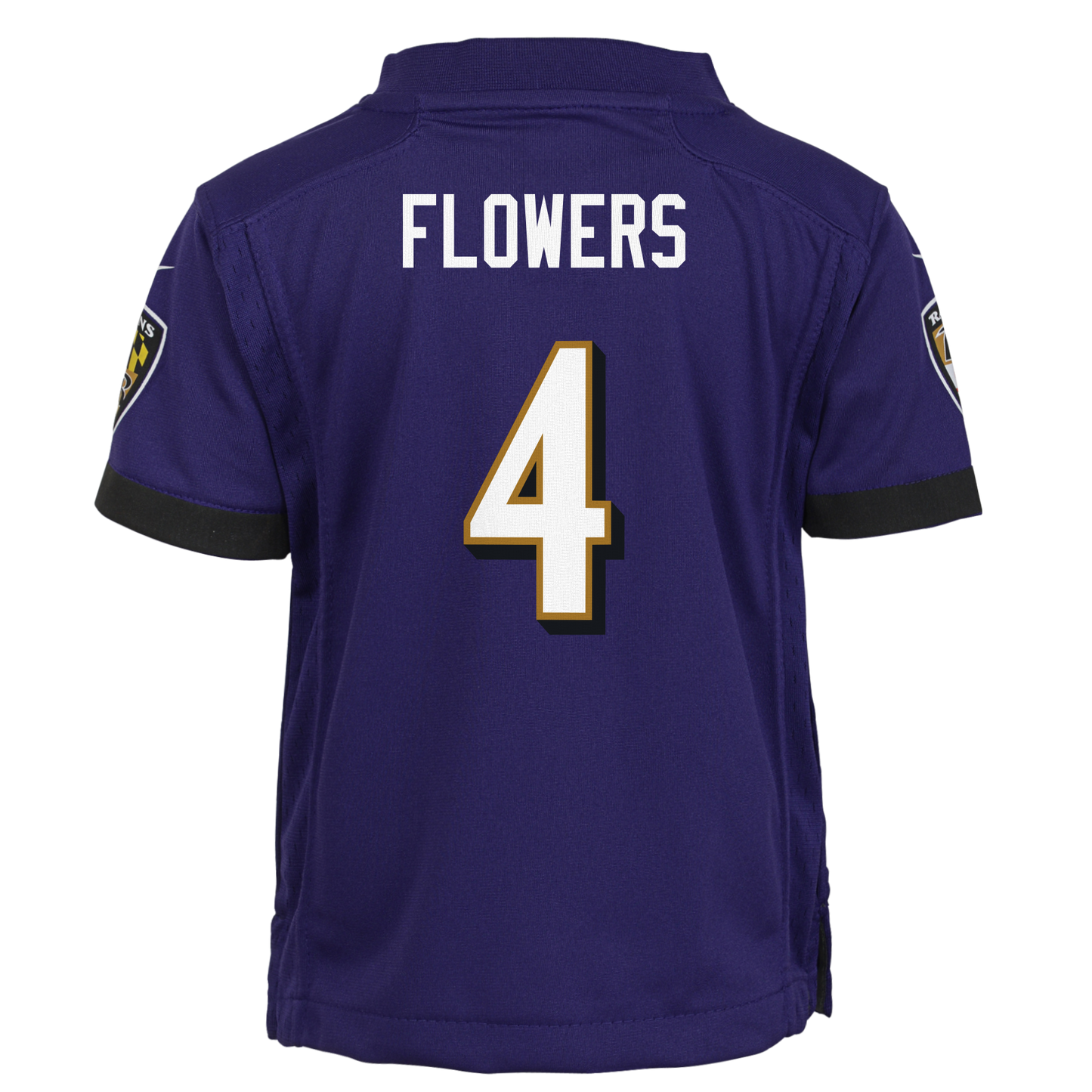 Baltimore Ravens Nike #4 Zay Flowers Toddler Nike Game Jersey- Purple