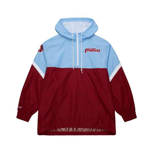 Philadelphia Phillies Mitchell & Ness Tie Breaker Anorak Winderbreaker Jacket