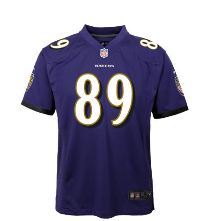 Baltimore Ravens Nike #89 Mark Andrews Pre-School Kids Game Jersey- Purple