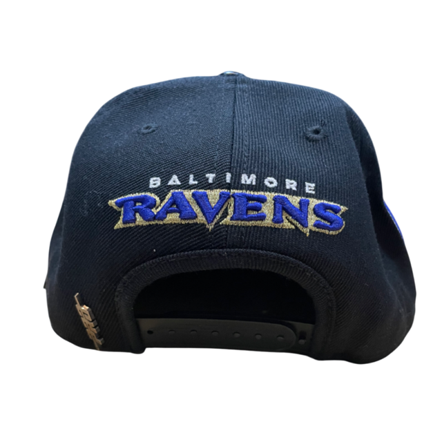 Baltimore Ravens Pro Standard Arched Black Snapback