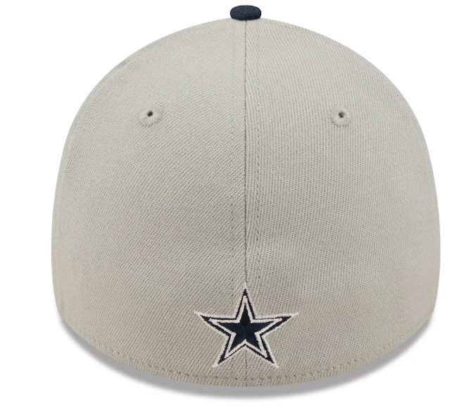 Dallas Cowboys New Era Sideline Banner Team Colors 39THIRTY Flex Hat - Gray