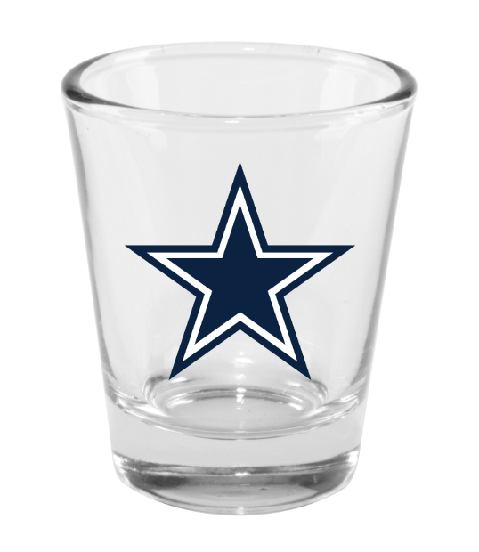 Dallas Cowboys 2 Oz Team Logo Shot Glass