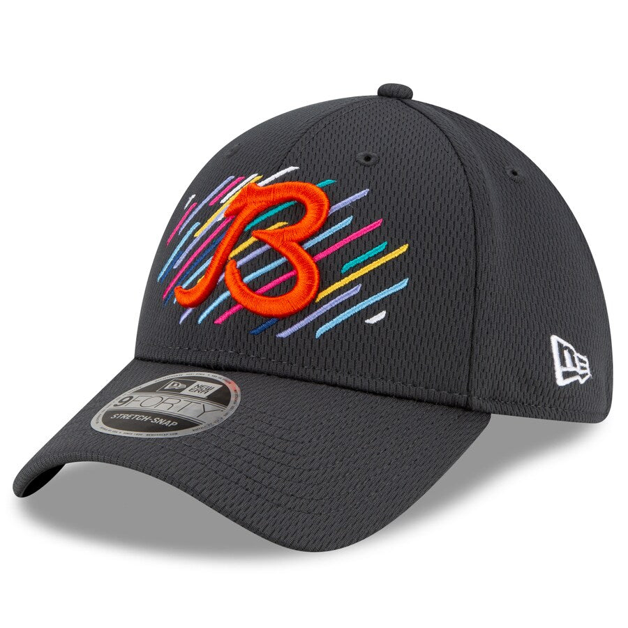 Chicago Bears New Era Crucial Catch 9FORTY Adjustable Hat - Gray