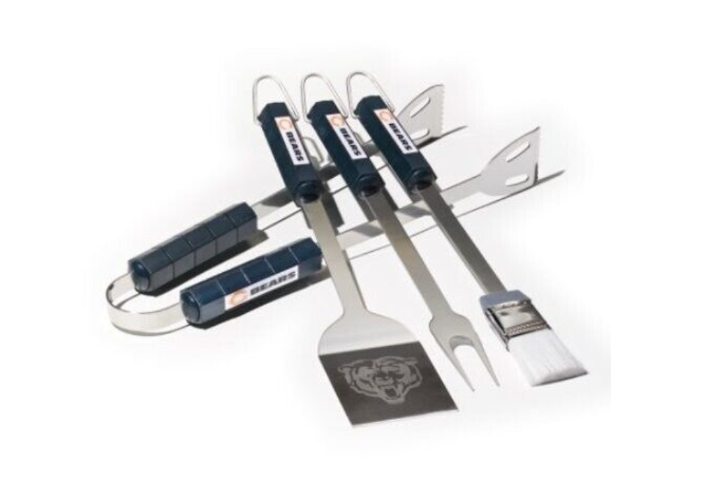Chicago Bears Siskiyou 4-Piece Grill Tool Set