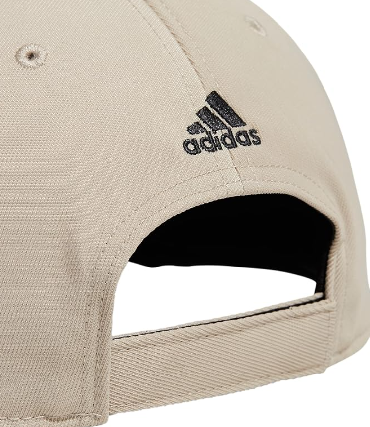 adidas Men's Beige/Black Decision III Adjustable Hat