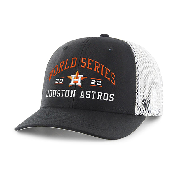 Houston Astros '47 Brand 2022 World Serise Champions Big Logo Trucker- Black