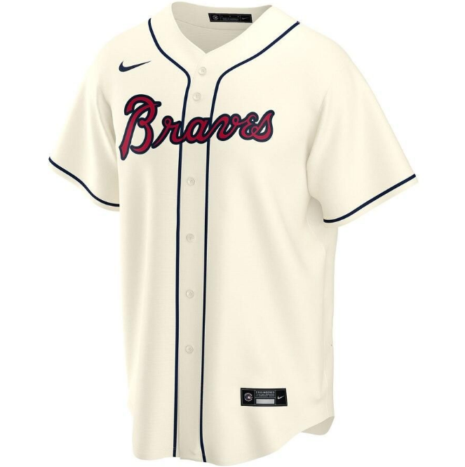 Atlanta Braves Nike Cream 2021 Allstar Game Jersey Men's Jerseys
