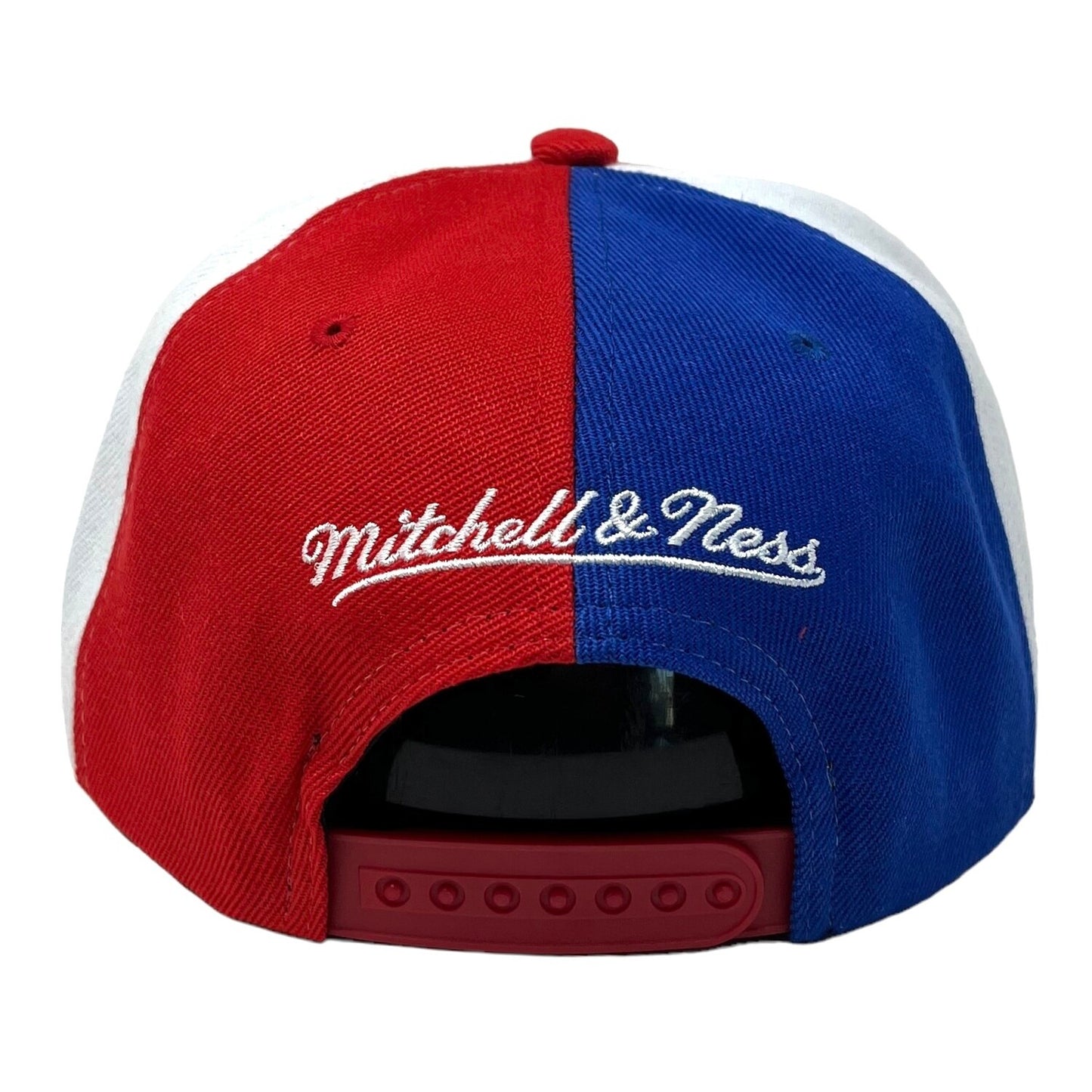 Washington Bullets Mitchell & Ness Pinwheel Snapback - Red