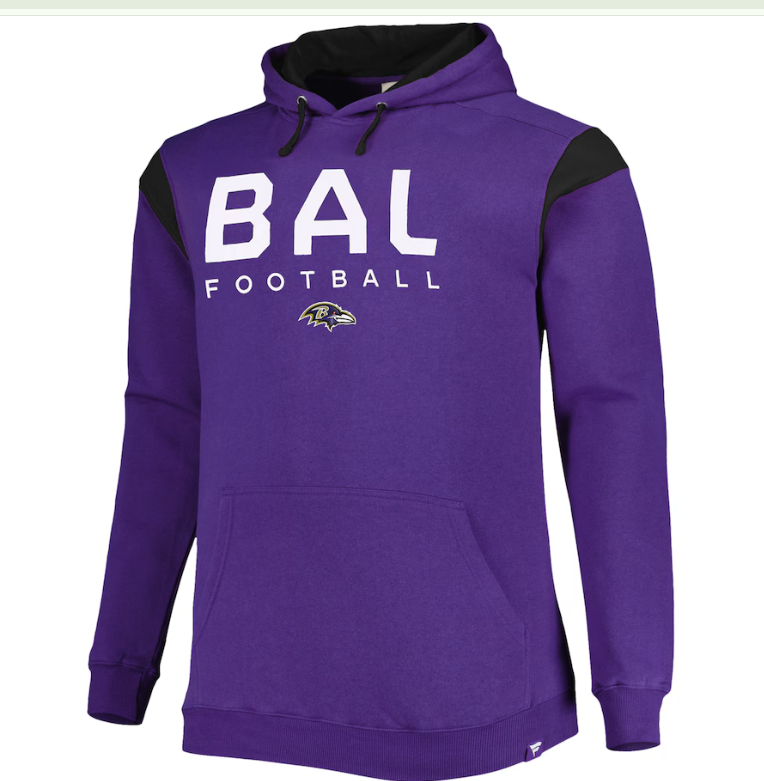 Baltimore Ravens Call the Shot Hoodie Men's Hoodie - Purple