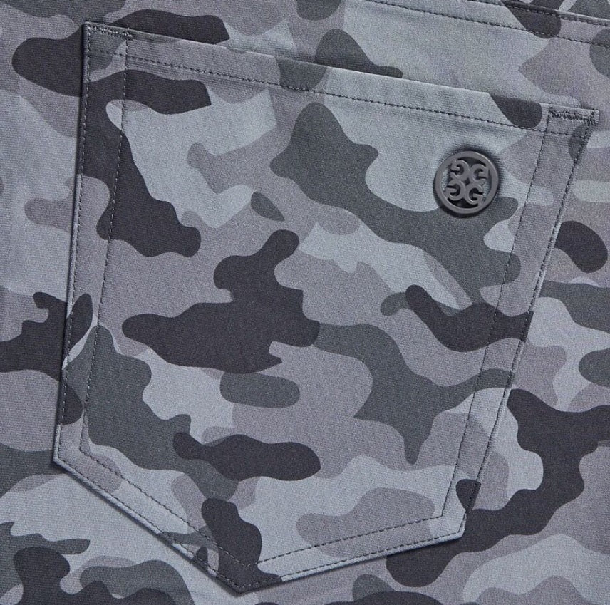 G/FORE GOLF TECH TOUR 4-WAY STRETCH 5 POCKET CAMO STRAIGHT LEG PANT