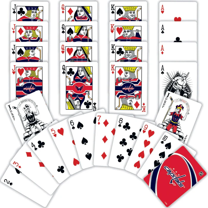 Washington Capitals MasterPieces Playing Cards 54-Card Deck