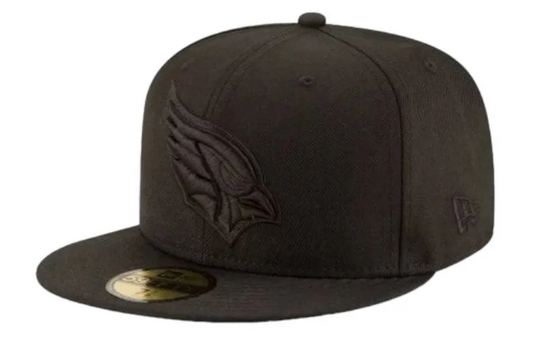 Arizona Cardinals Black On Black 59Fifty Fitted Hat