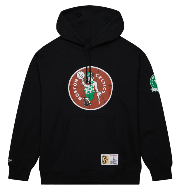 Boston Celtics Mitchell & Ness Game Time Vintage Hoodie