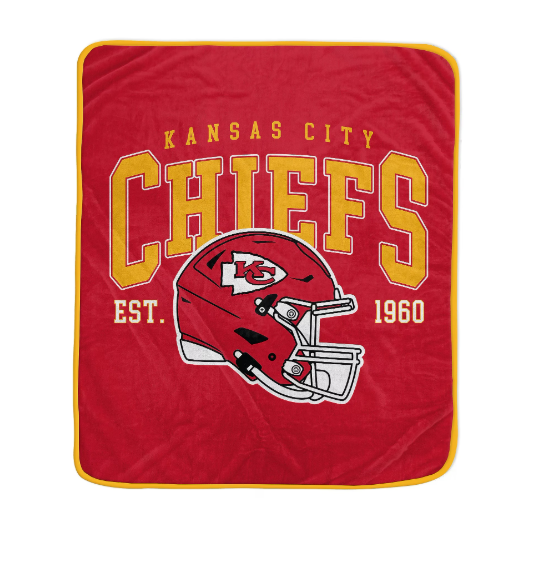 Kansas City Chiefs Pegasus Vintage Arch Ultra Soft 50" x 60" Blanket