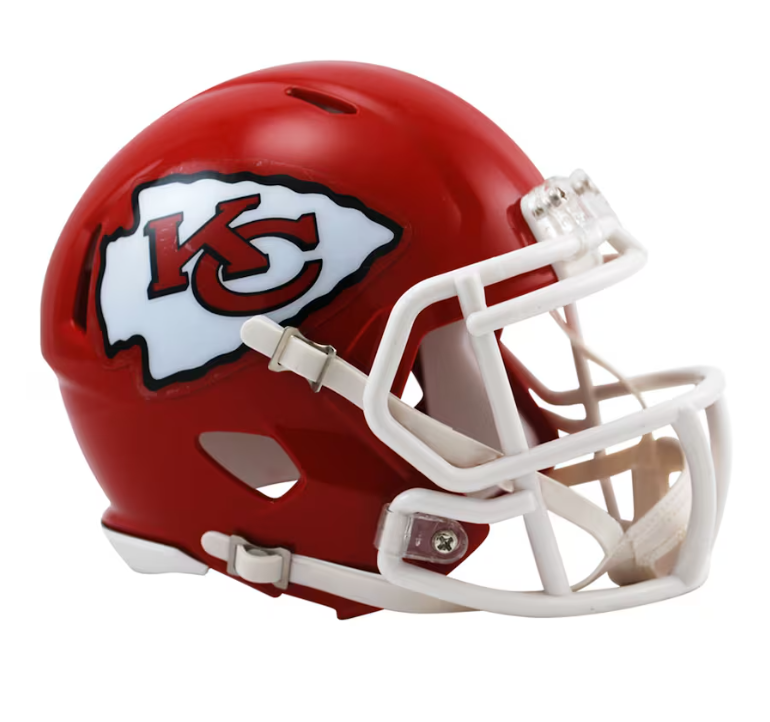 Kansas City Chiefs Speed Replica Full Size Helmet- Red