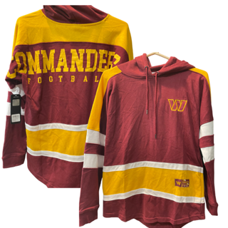 Washington Commanders Women's Colors of Pride Pullover Hoodie - Burgundy/Gold